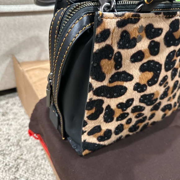 Coach Rogue 25 Leopard with embellishment- style 32872 - Picture 3 of 16